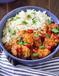 ???? Chicken Manchurian with Rice