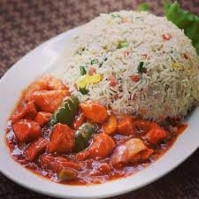 Chicken Shashlik with Rice